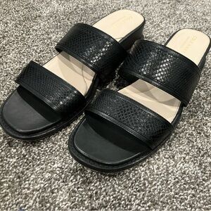 Cole Haan black sandles